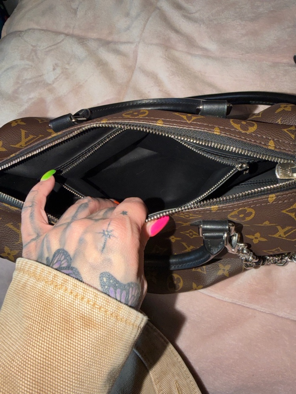 Louis Vuitton Brown Monogram Canvas Speedy soft 30 Bandoulière Bag - Picture 8 of 12